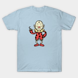 Vintage Creepy Circus Clown Cartoon T-Shirt